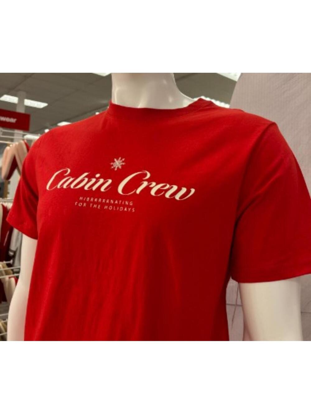 Wondershop Women's Cabin Crew Soft PJ T-Shirt, in 2X